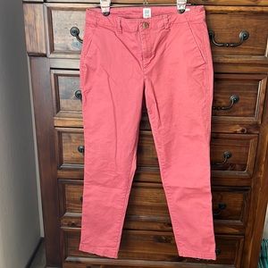 GAP Coral khakis, Size 8